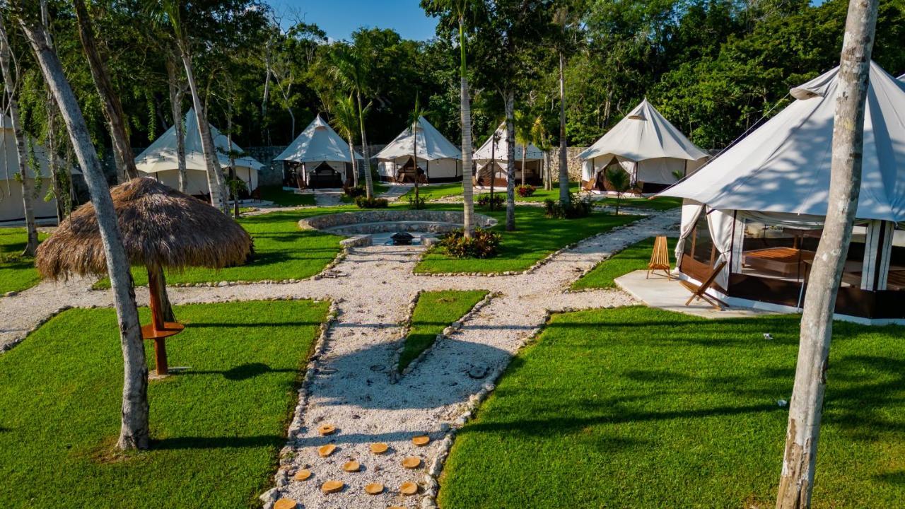 Xakluum Eco Glampings Otel Puerto Morelos Dış mekan fotoğraf
