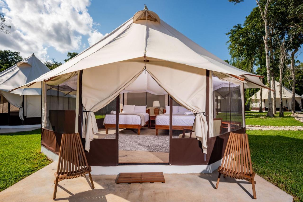 Xakluum Eco Glampings Otel Puerto Morelos Dış mekan fotoğraf