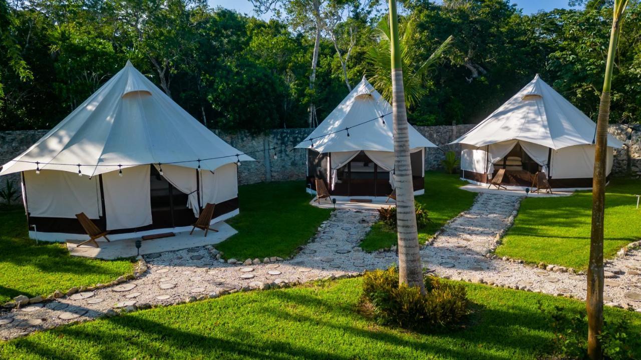 Xakluum Eco Glampings Otel Puerto Morelos Dış mekan fotoğraf