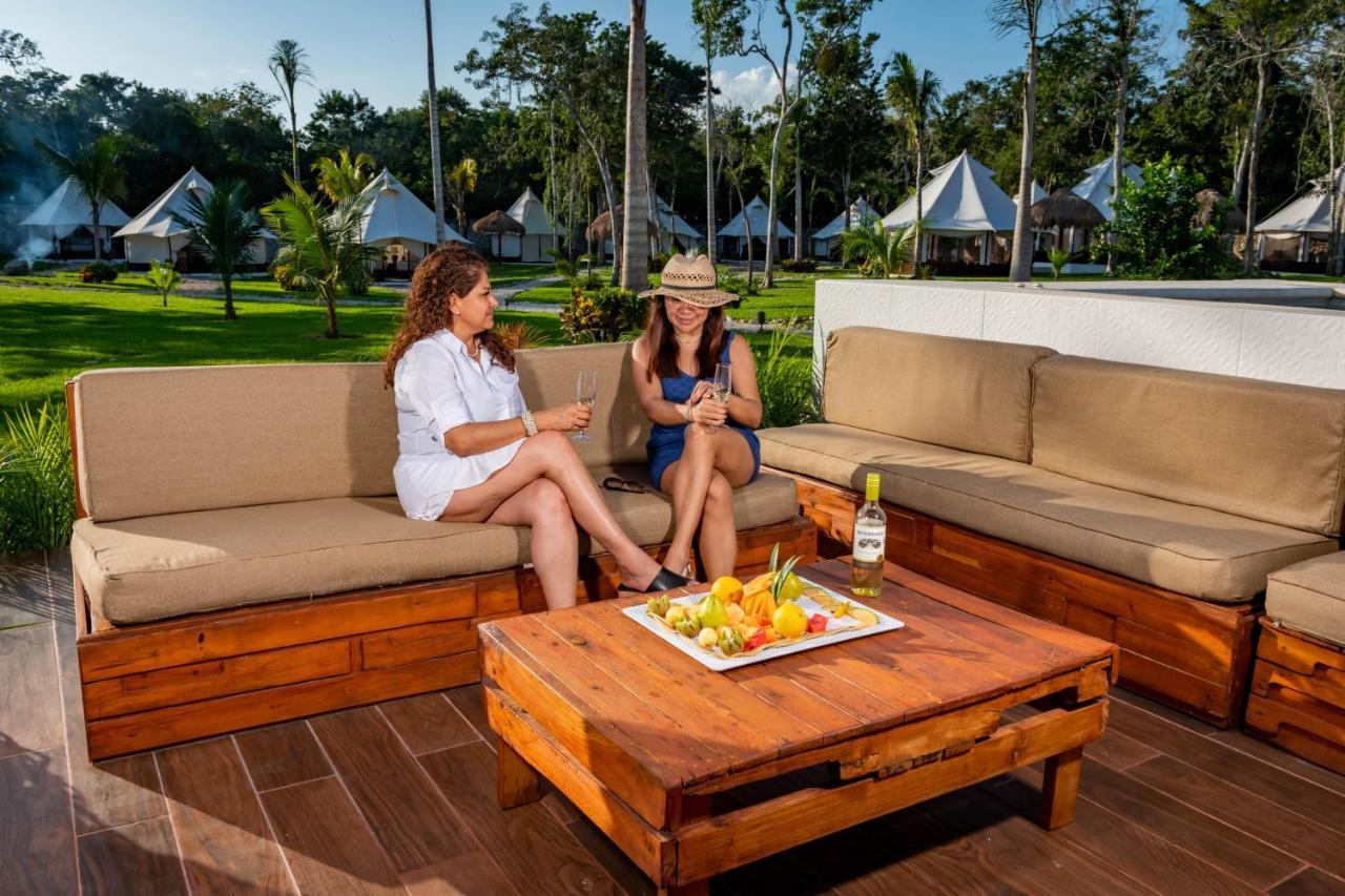 Xakluum Eco Glampings Otel Puerto Morelos Dış mekan fotoğraf