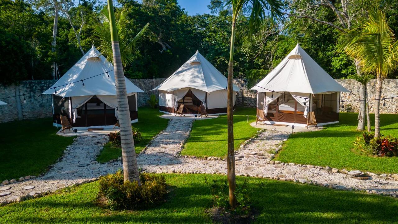 Xakluum Eco Glampings Otel Puerto Morelos Dış mekan fotoğraf
