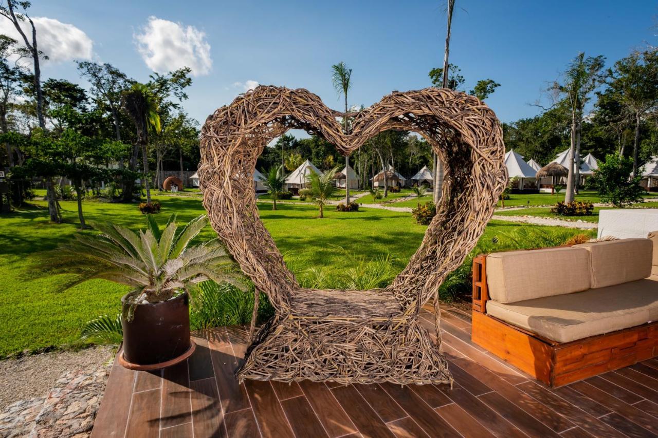 Xakluum Eco Glampings Otel Puerto Morelos Dış mekan fotoğraf