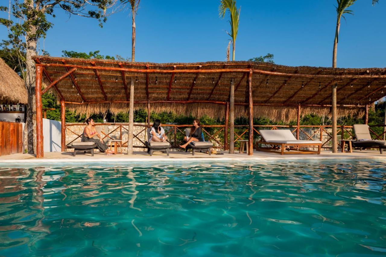Xakluum Eco Glampings Otel Puerto Morelos Dış mekan fotoğraf