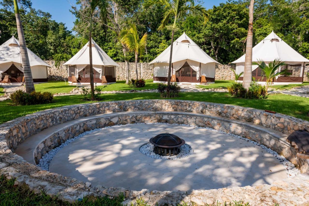 Xakluum Eco Glampings Otel Puerto Morelos Dış mekan fotoğraf