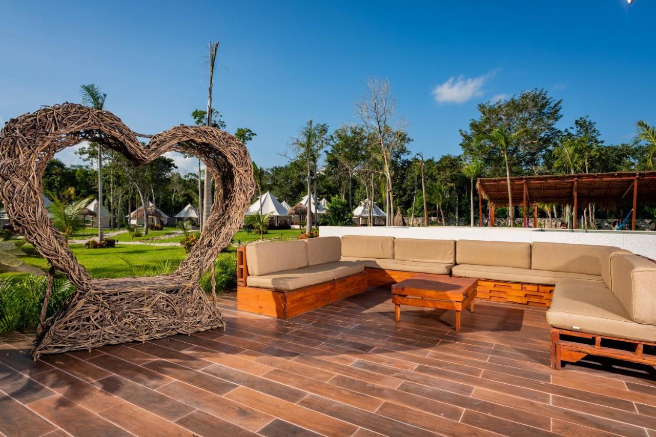 Xakluum Eco Glampings Otel Puerto Morelos Dış mekan fotoğraf