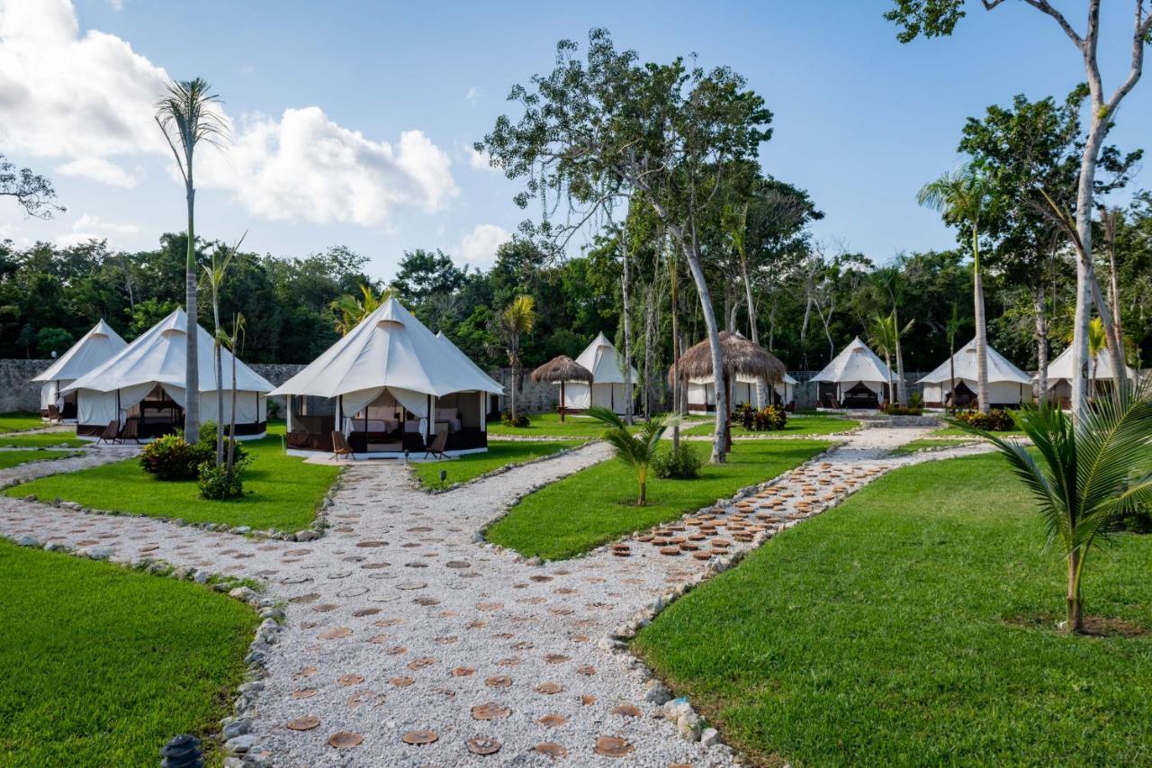 Xakluum Eco Glampings Otel Puerto Morelos Dış mekan fotoğraf