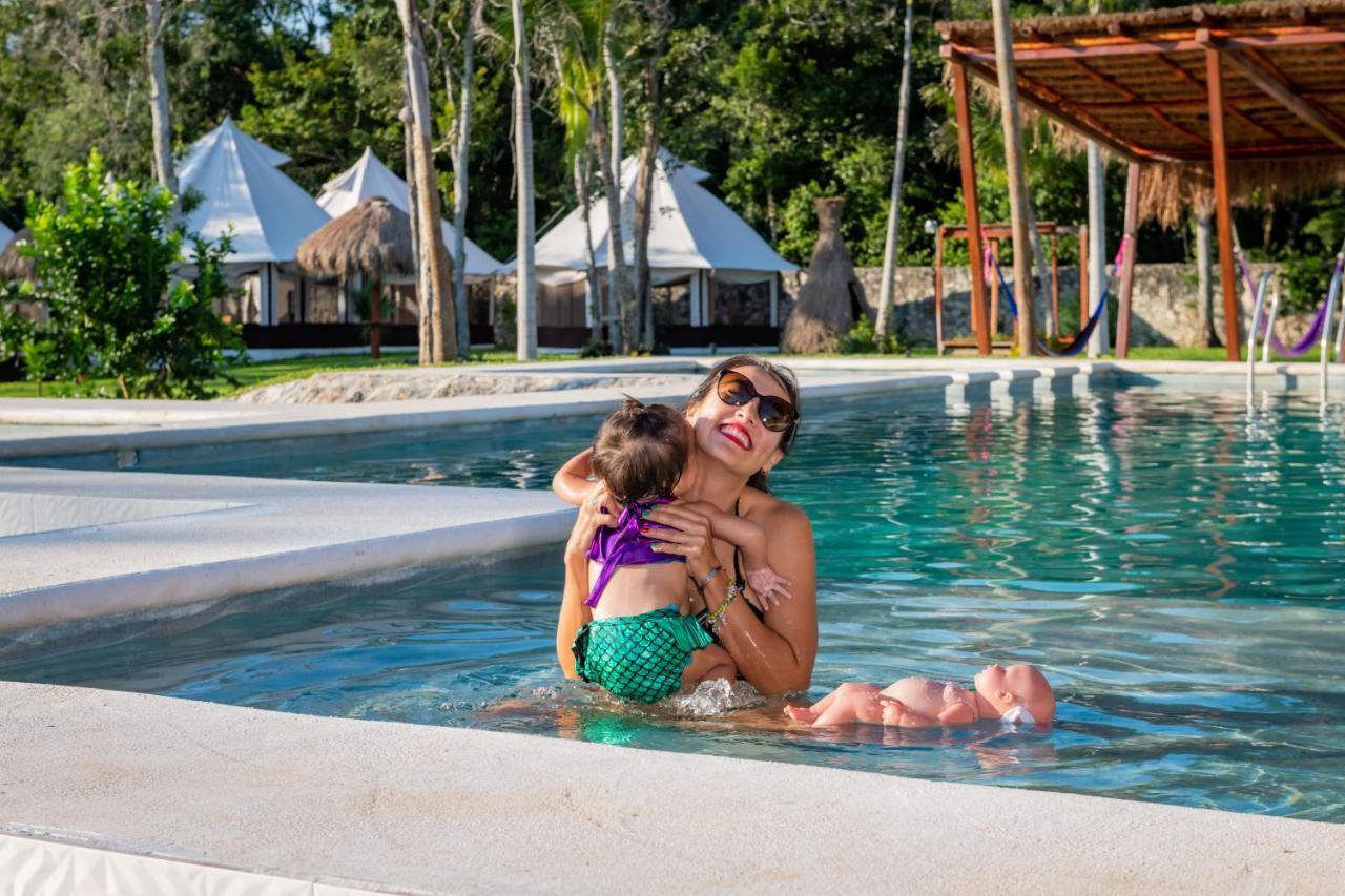 Xakluum Eco Glampings Otel Puerto Morelos Dış mekan fotoğraf