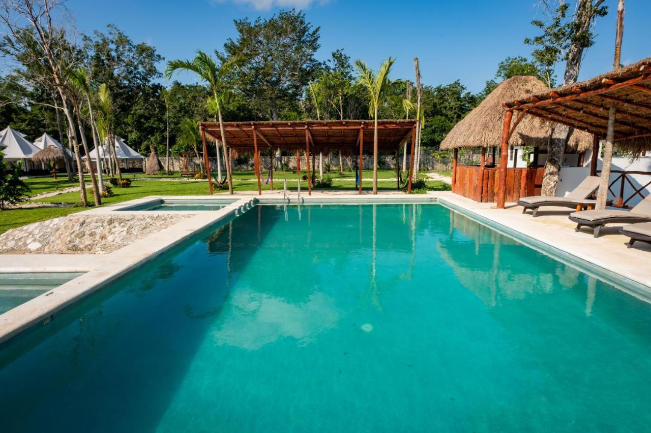 Xakluum Eco Glampings Otel Puerto Morelos Dış mekan fotoğraf