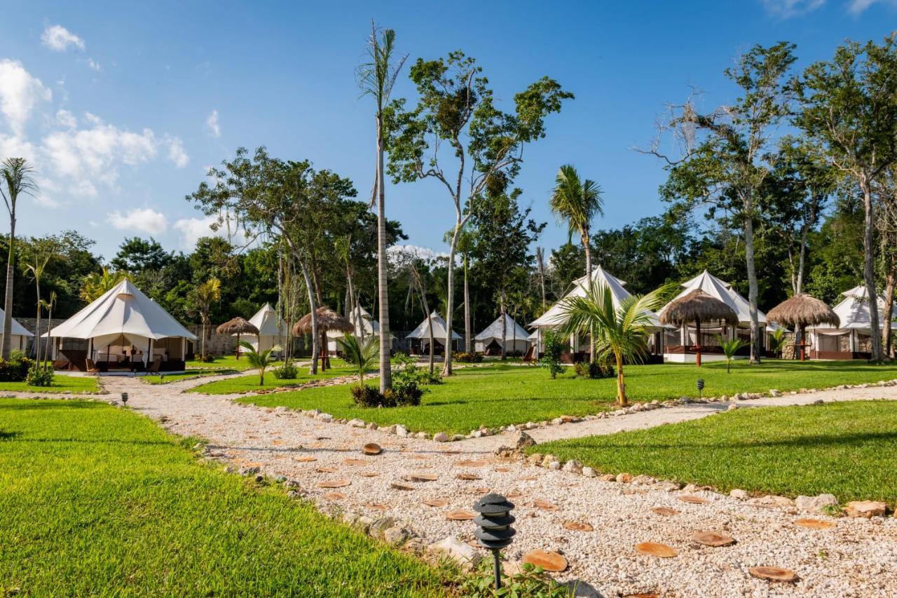 Xakluum Eco Glampings Otel Puerto Morelos Dış mekan fotoğraf