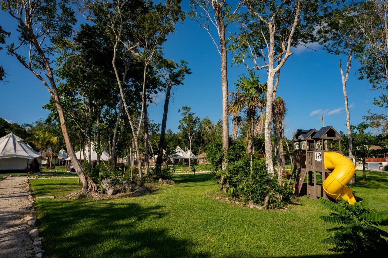 Xakluum Eco Glampings Otel Puerto Morelos Dış mekan fotoğraf