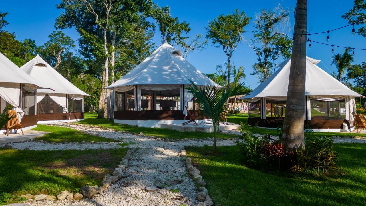 Xakluum Eco Glampings Otel Puerto Morelos Dış mekan fotoğraf