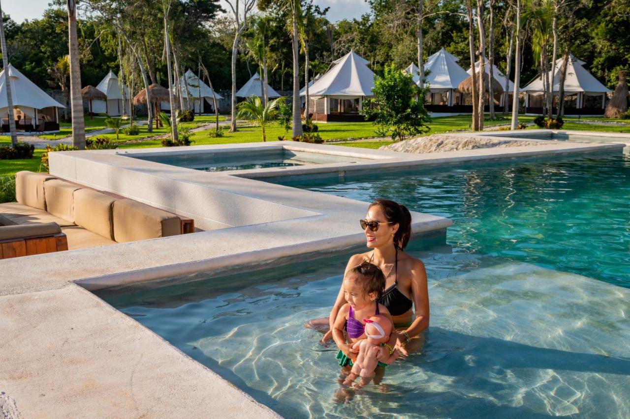 Xakluum Eco Glampings Otel Puerto Morelos Dış mekan fotoğraf
