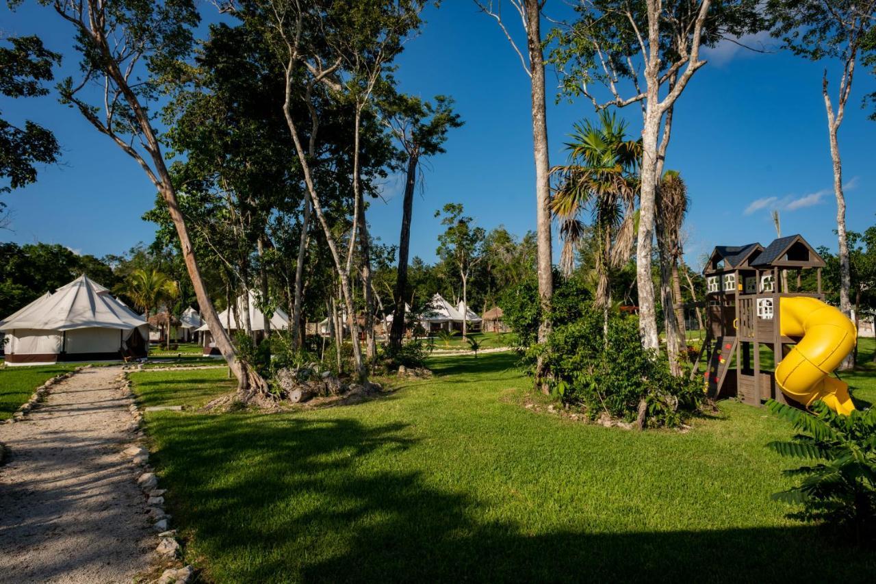Xakluum Eco Glampings Otel Puerto Morelos Dış mekan fotoğraf