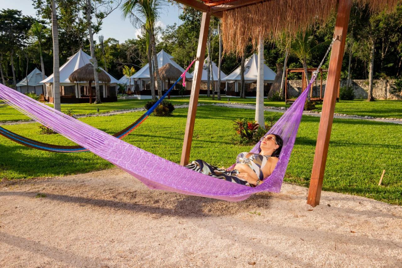 Xakluum Eco Glampings Otel Puerto Morelos Dış mekan fotoğraf