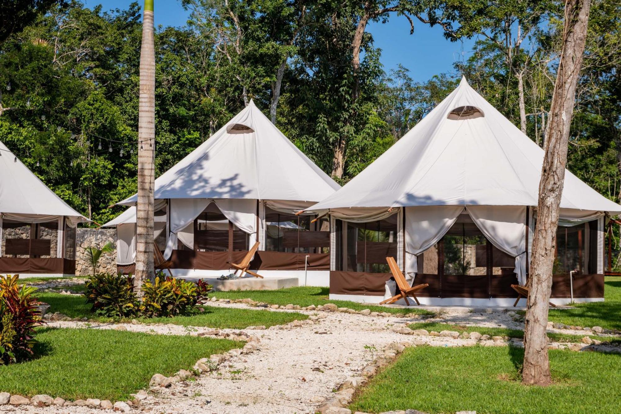 Xakluum Eco Glampings Otel Puerto Morelos Dış mekan fotoğraf